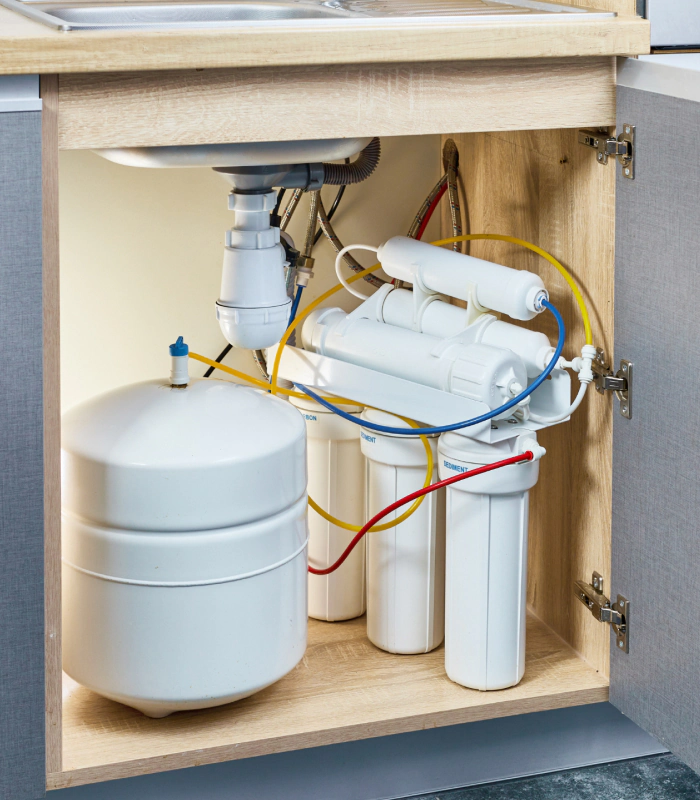 service tab water filtration system installation